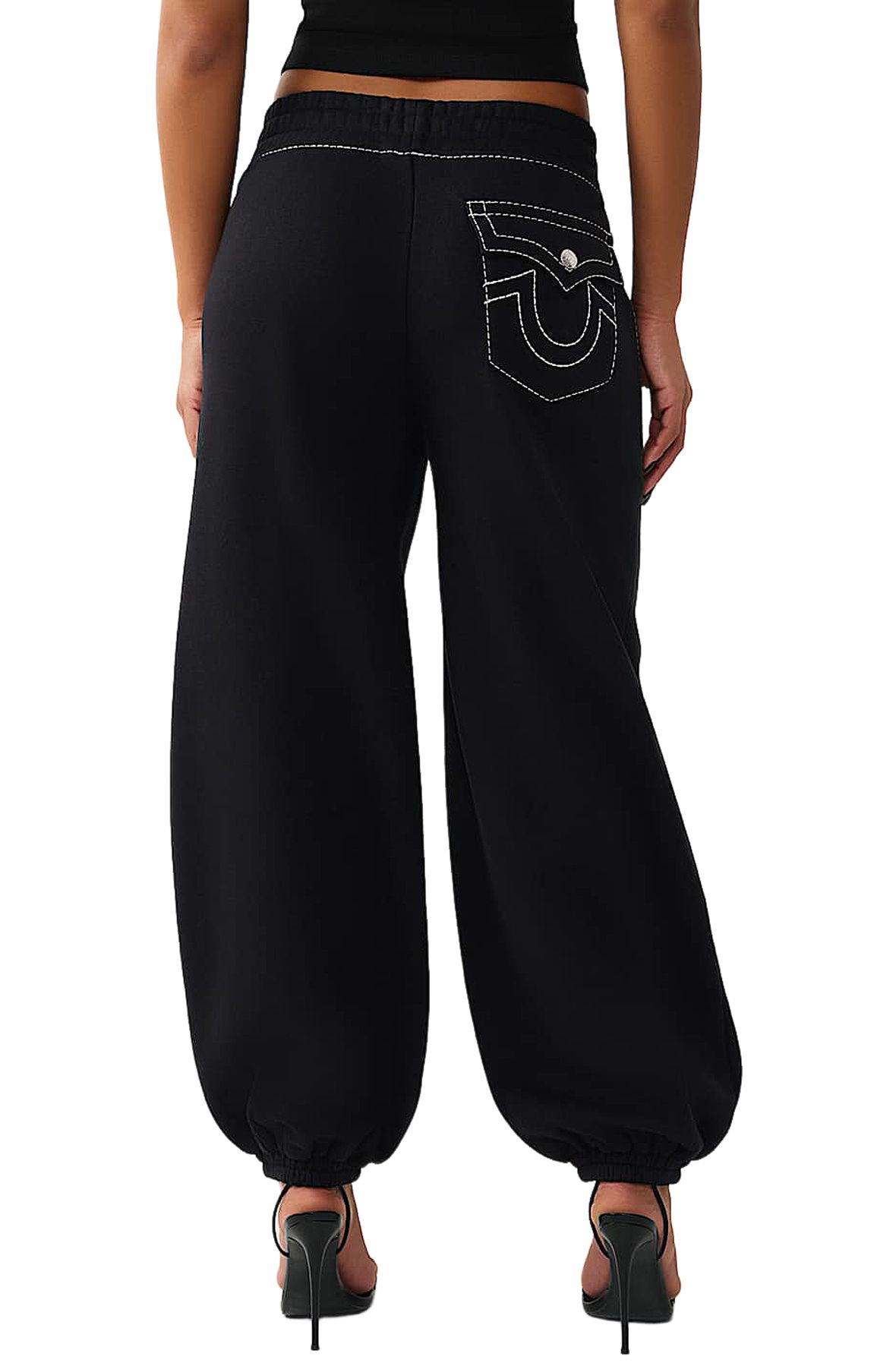 TRUE RELIGION Big T Crystal Baggy Joggers 209854-1001 - Shiekh