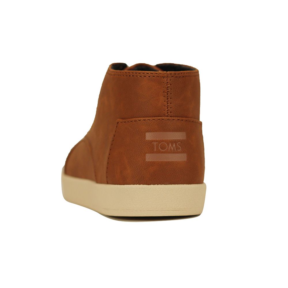 TOMS Toms for Men: Paseo Mid Dark Earth Synthetic Leather  display picture 2
