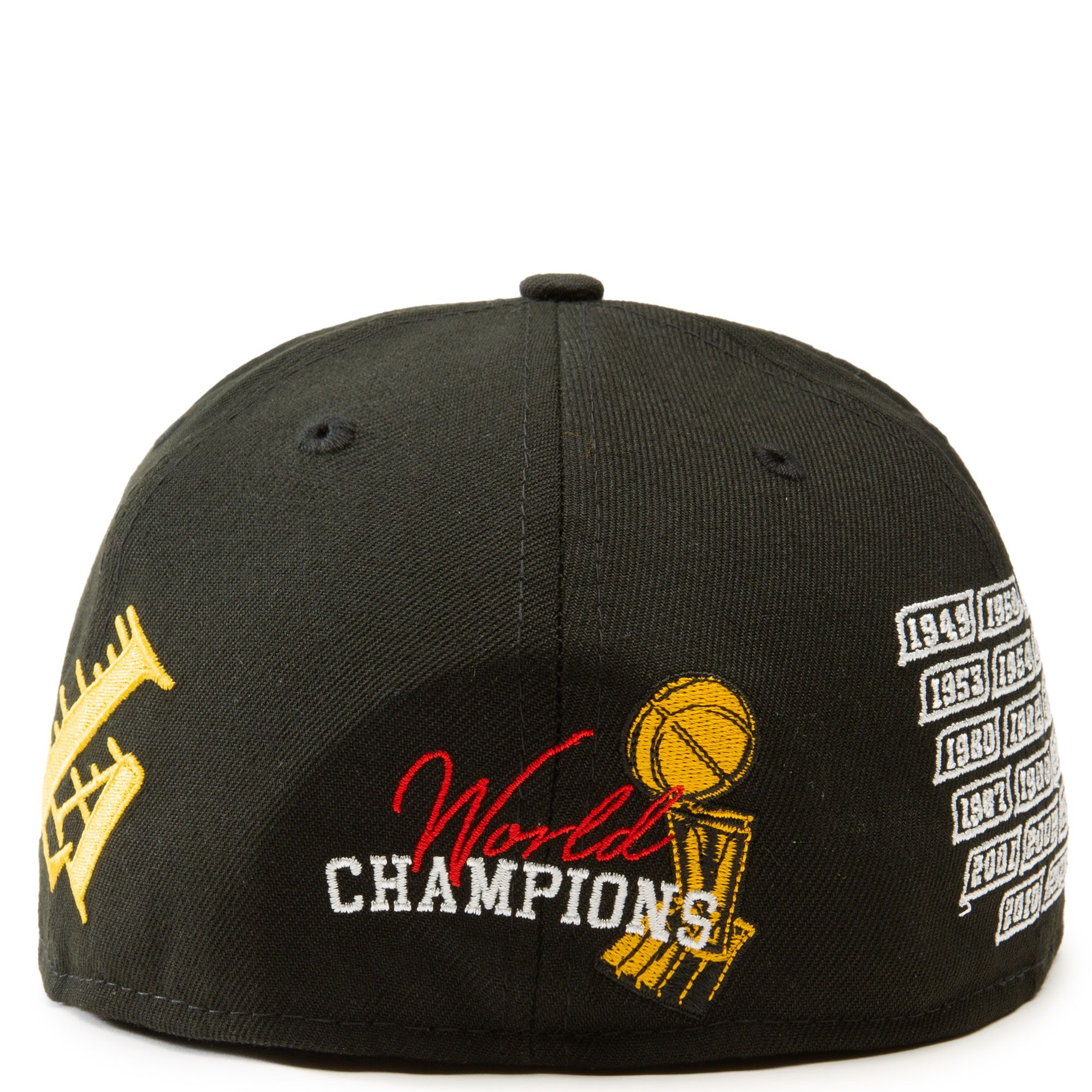  New Era LA Los Angeles Lakers 59FIFTY 17x NBA World Champions  Count The Rings Fitted Cap, Hat : Sports & Outdoors