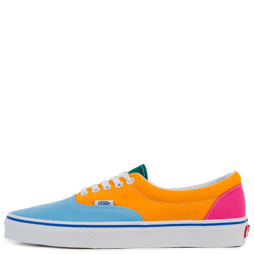 green blue and yellow vans
