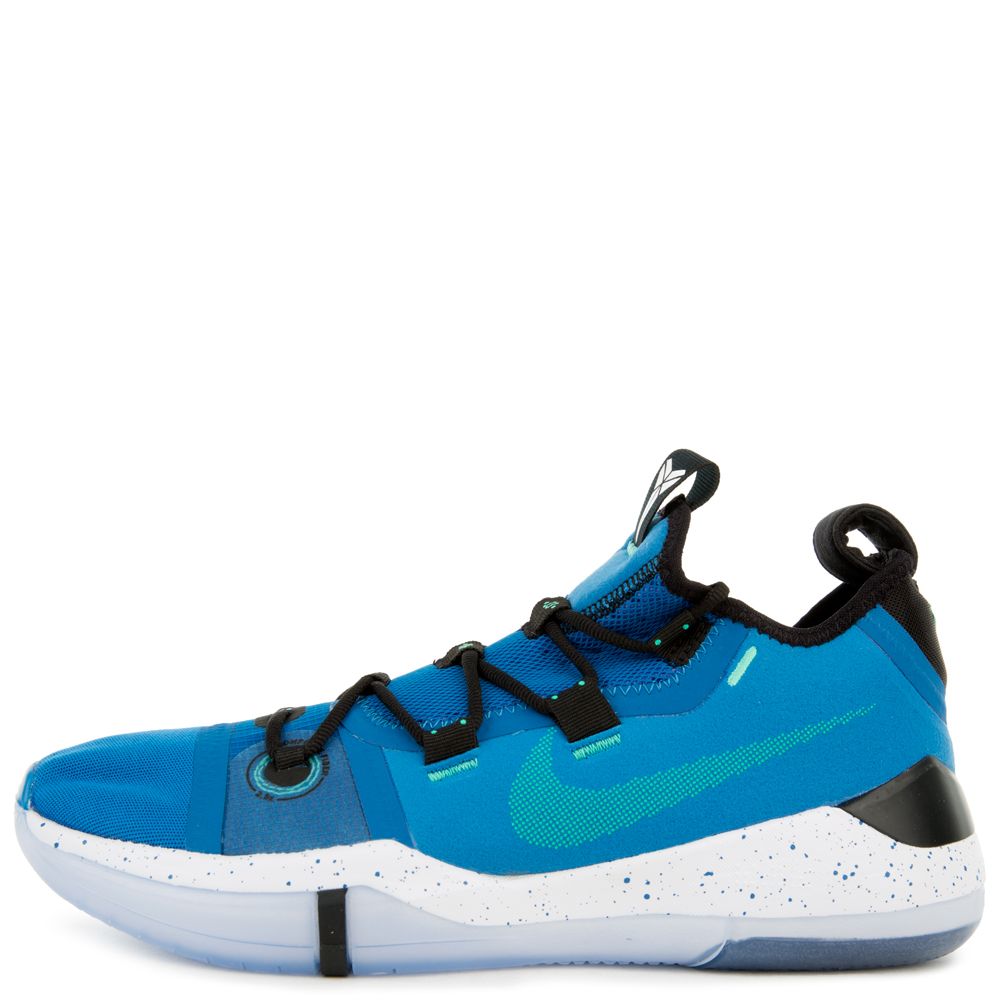 nike men's kobe ad military basketball shoes - blue/white