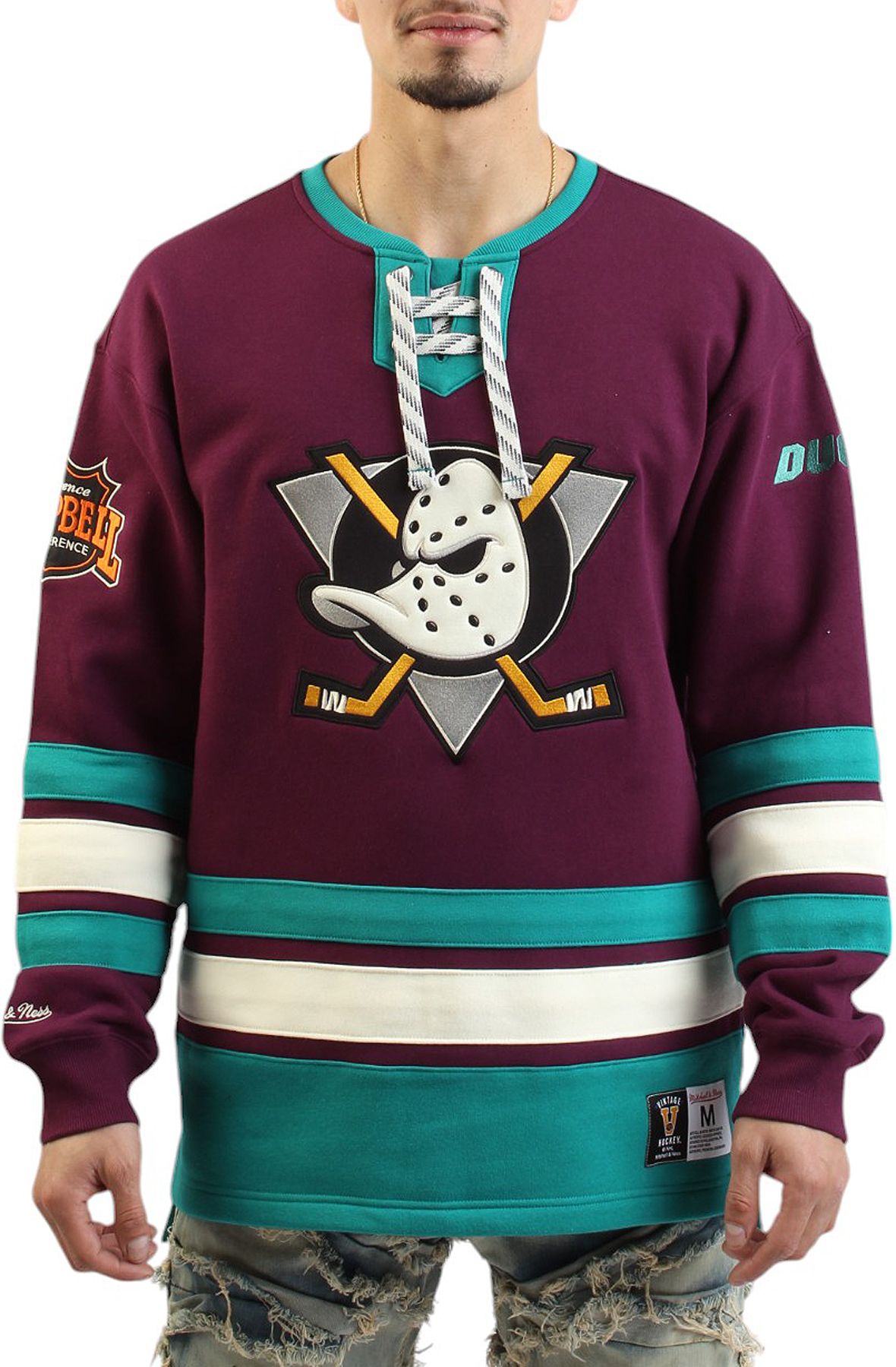 MITCHELL AND NESS NHL HERITAGE LACE UP CR FC9654-ADUPLUM - Shiekh