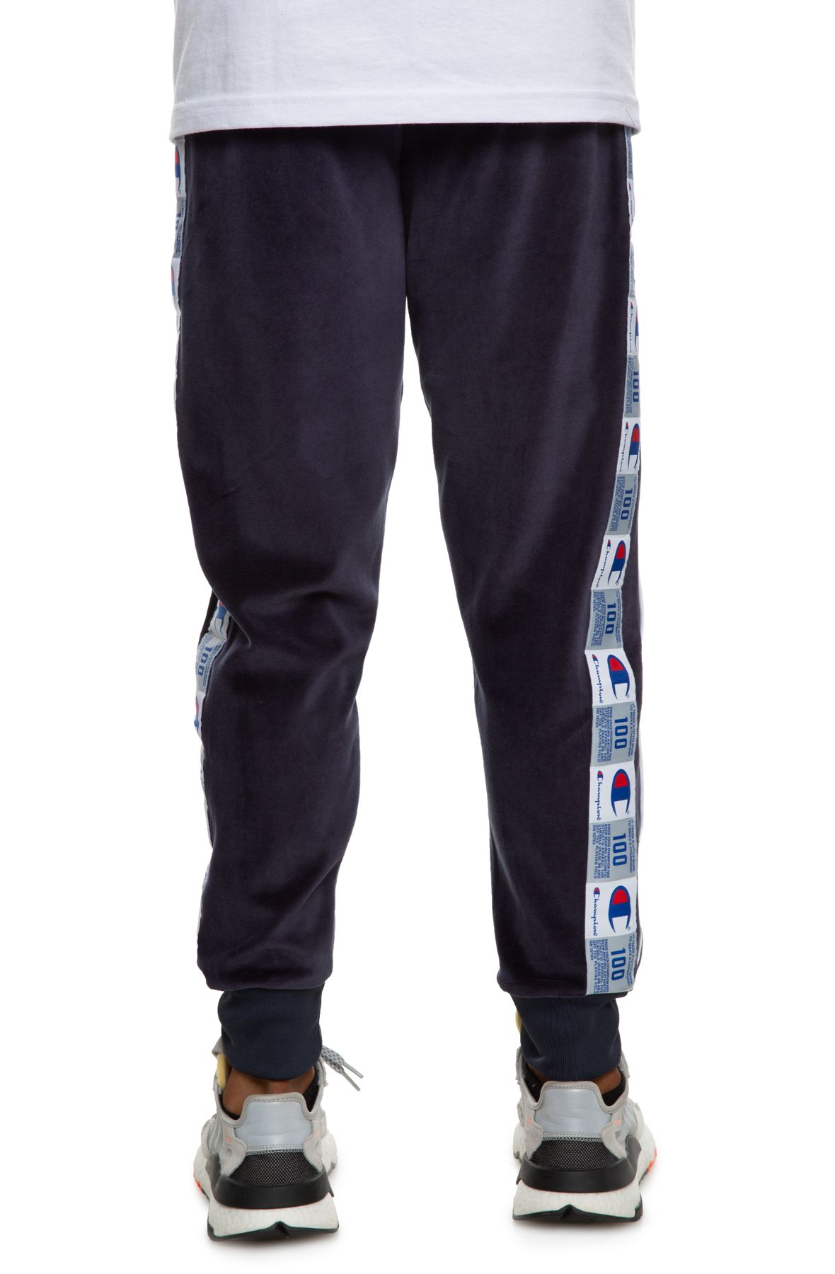 CHAMPION Velour Track Pants P4464549724-NVY - Shiekh