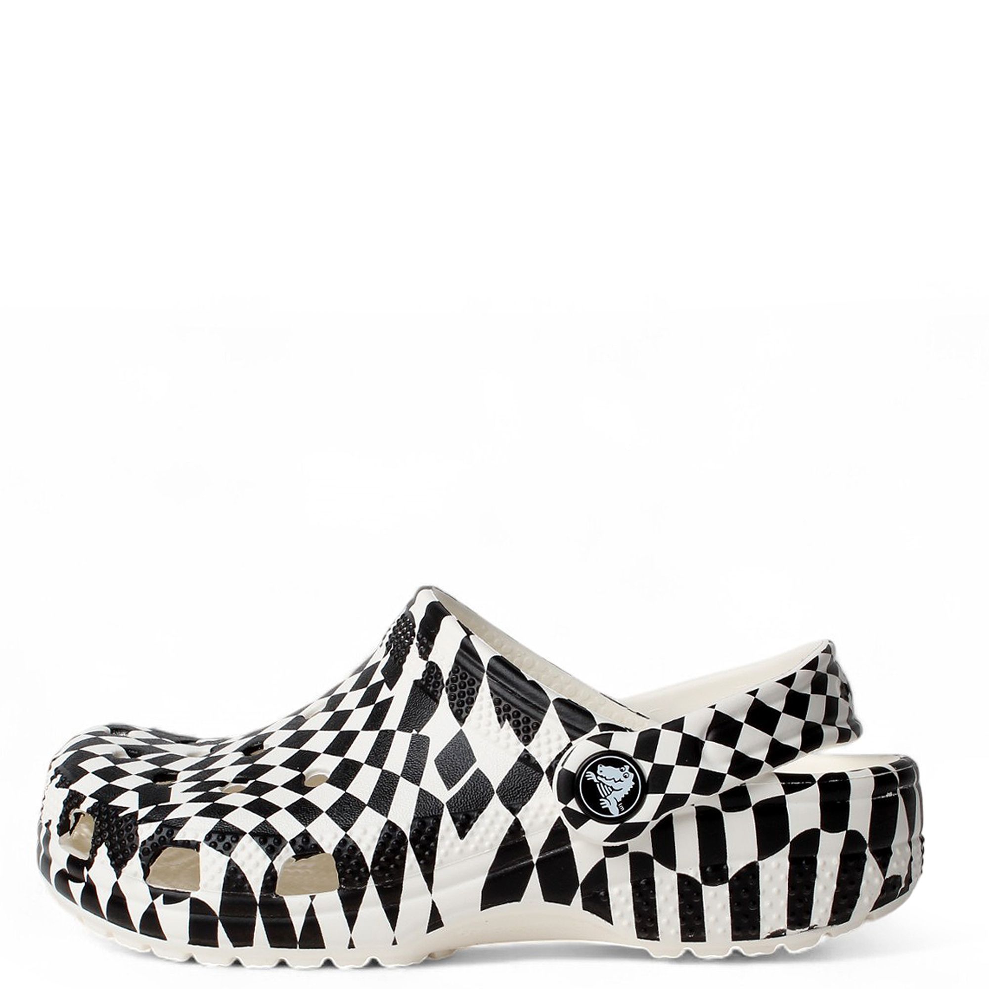 CROCS Classic Warped Checker Clog K 210990-103 - Shiekh CROCS Classic Warped Checker Clog K 210990-103 - Shiekh