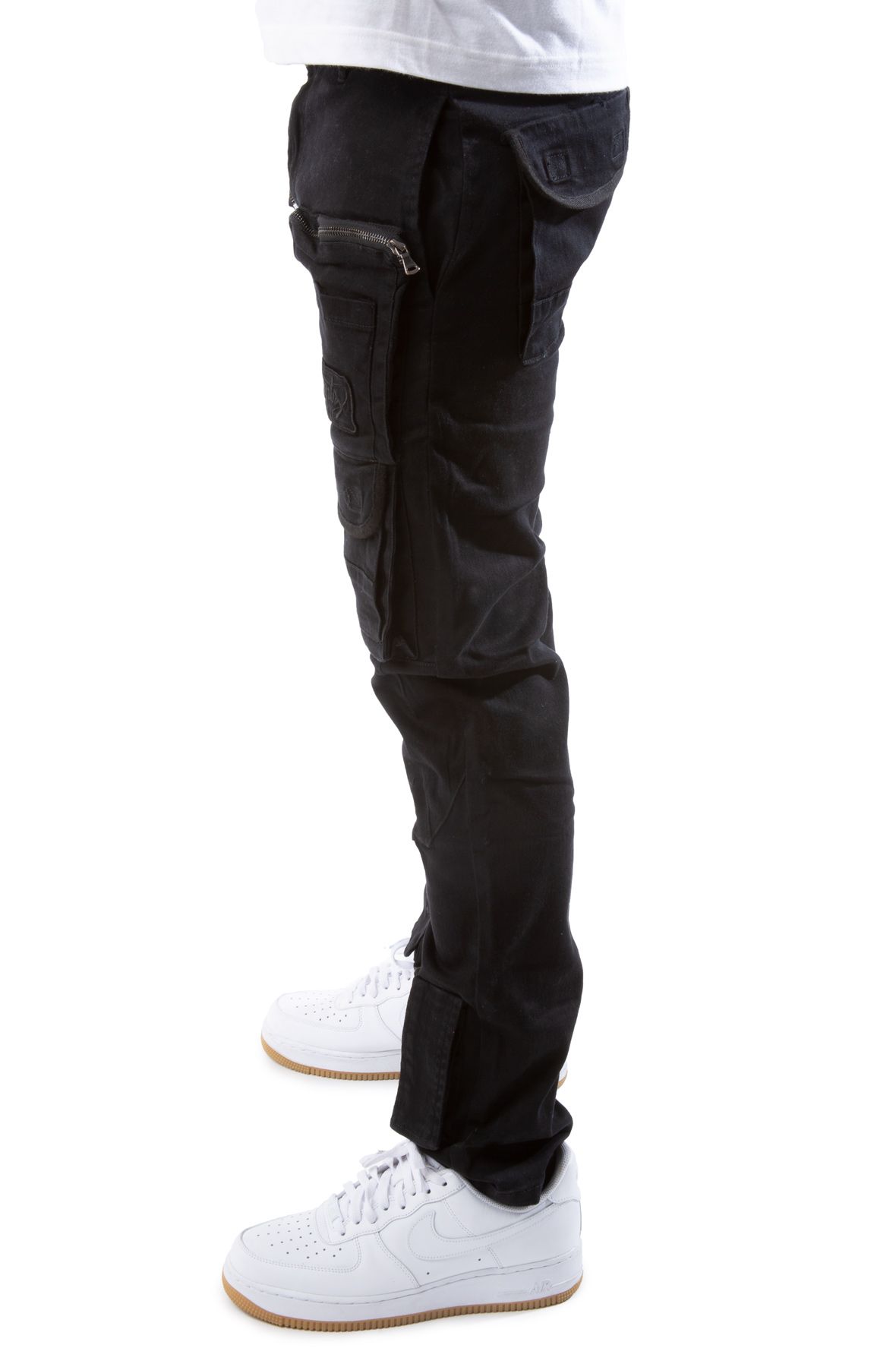 RUNTZ Botanical Cargo Pants 321-36452A-BLK - Shiekh