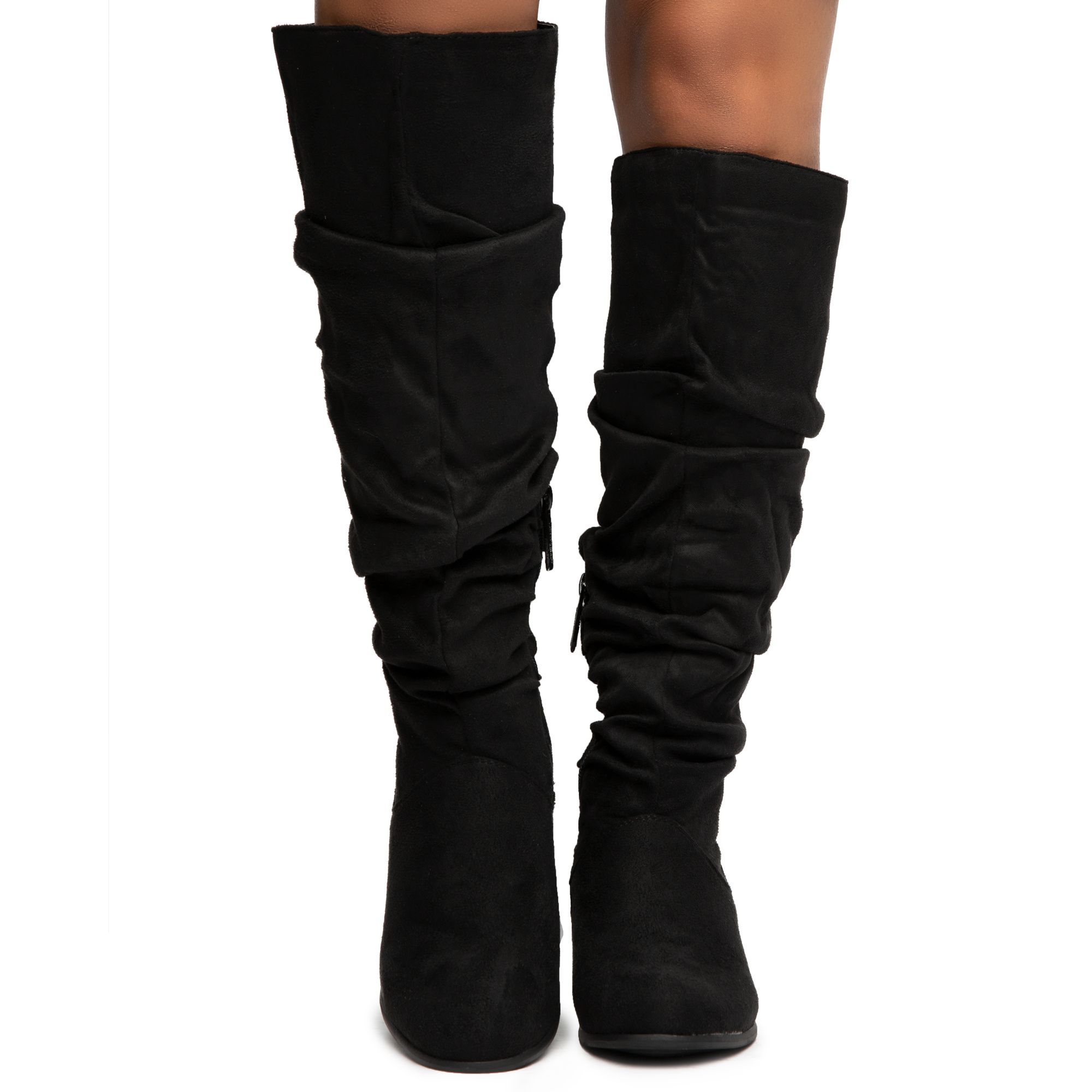 TWIN TIGER FOOTWEAR Trixie-03 Below The Knee Boots TRIXIE-03-BLACK - Shiekh