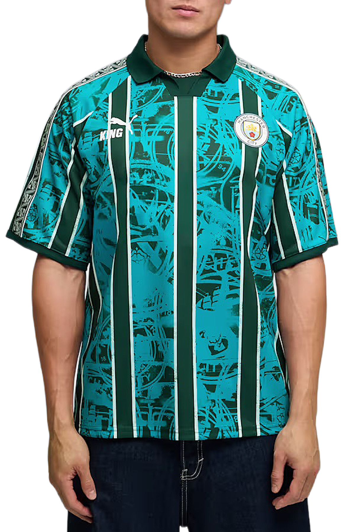 PUMA Manchester City KING Retro Soccer Jersey 78587816 - Shiekh