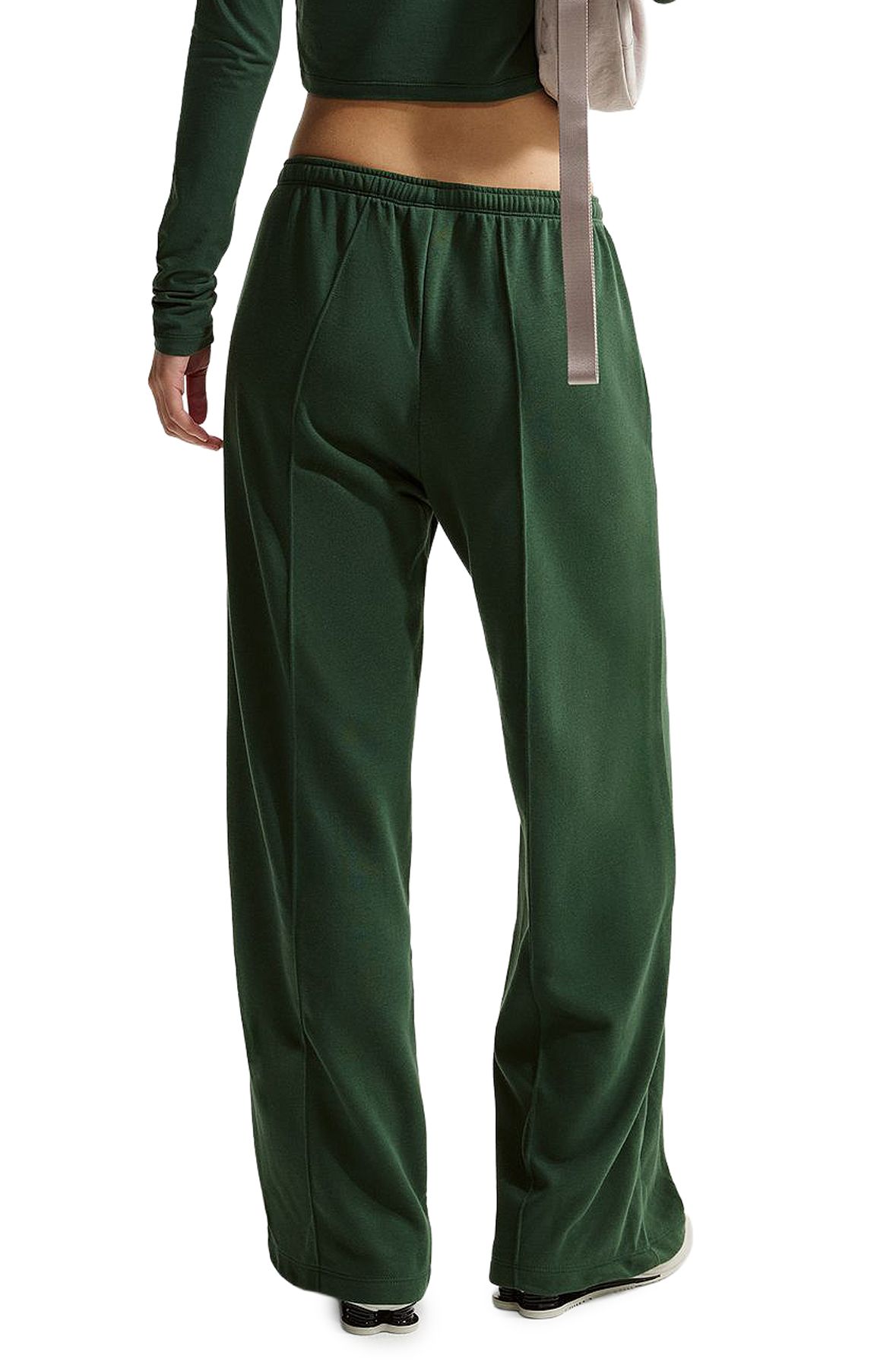 NIKE Sportswear Chill Terry Mid-Rise French Terry Open-Hem Pants