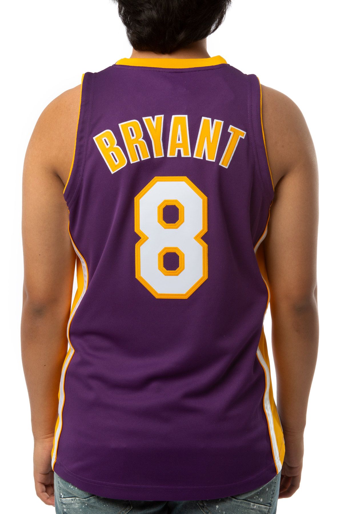 Men's Los Angeles Lakers Kobe Bryant Mitchell & Ness Gold/Purple 1999-00  Hardwood Classics Authentic Jersey