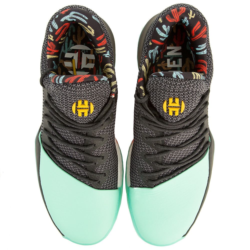 Men�s Harden Vol. 1 Basketball Sneaker CBLACK/EASGRN/ENERGY