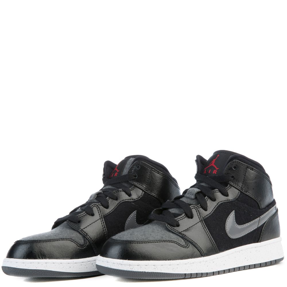 grey white red jordan 1