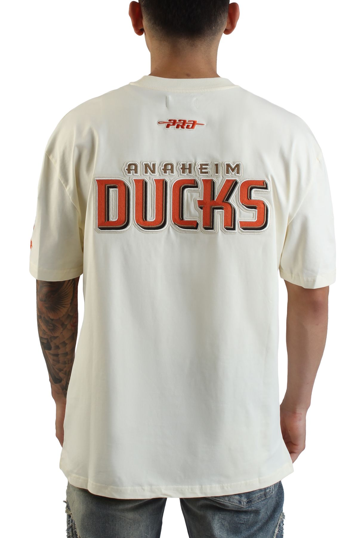 PRO STANDARD NHL Anaheim Ducks Drop Shoulder T-Shirt HAD168069-EGG