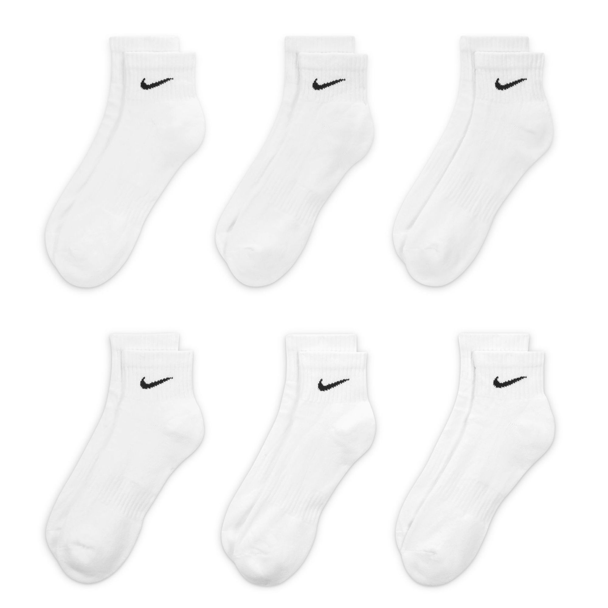 NIKE Everyday Cushioned Socks SX7669 100 - Shiekh