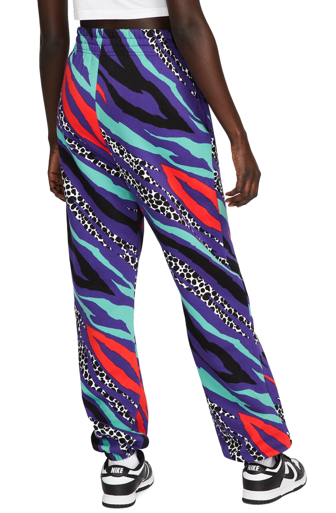 zebra-print track pants, Nike