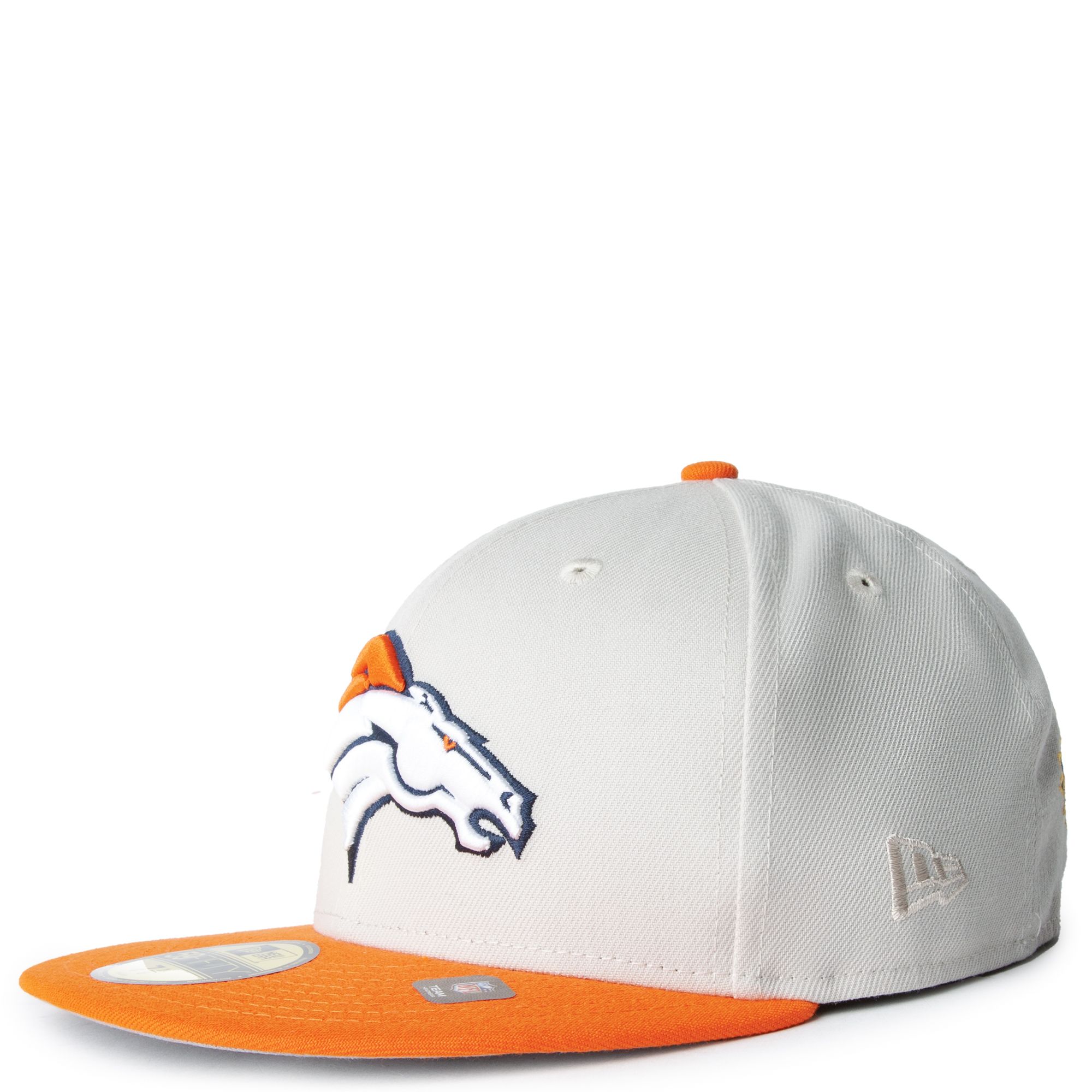 Men's New Era Orange Denver Broncos City Cluster 59FIFTY Fitted Hat