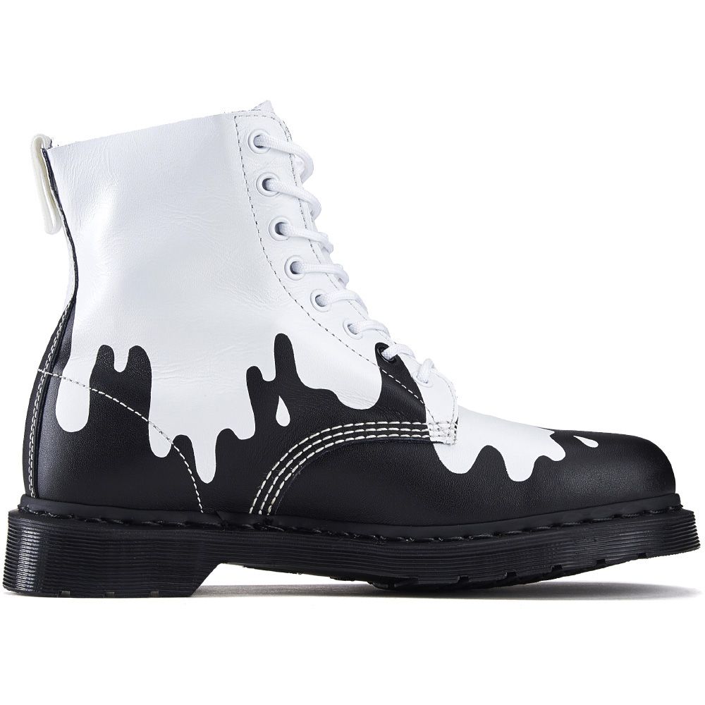 DR. MARTENS for Women: Paint Splat Pascal Black & White  display picture 3
