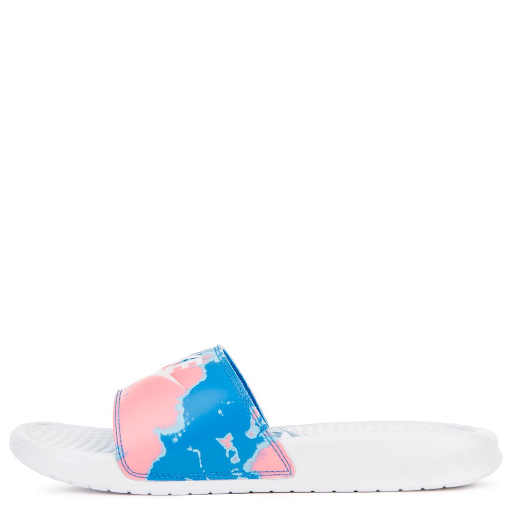 【希少】 NIKE BENESSI JDI PRINT 618919 402 Nike Benassi Swoosh JDI-Print-Victory Slides Men's Women's