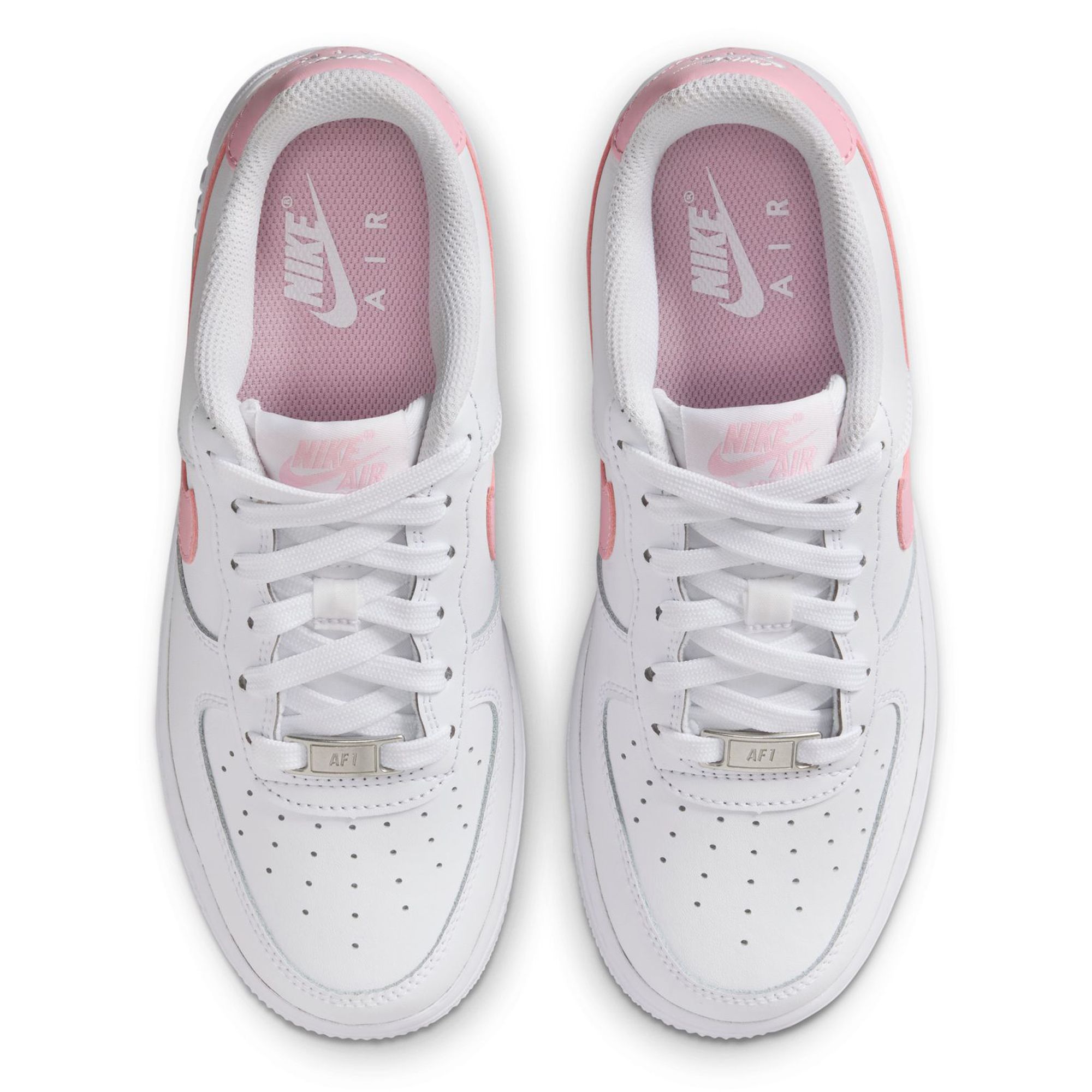 nike air force 1 07 trainers white oracle pink white