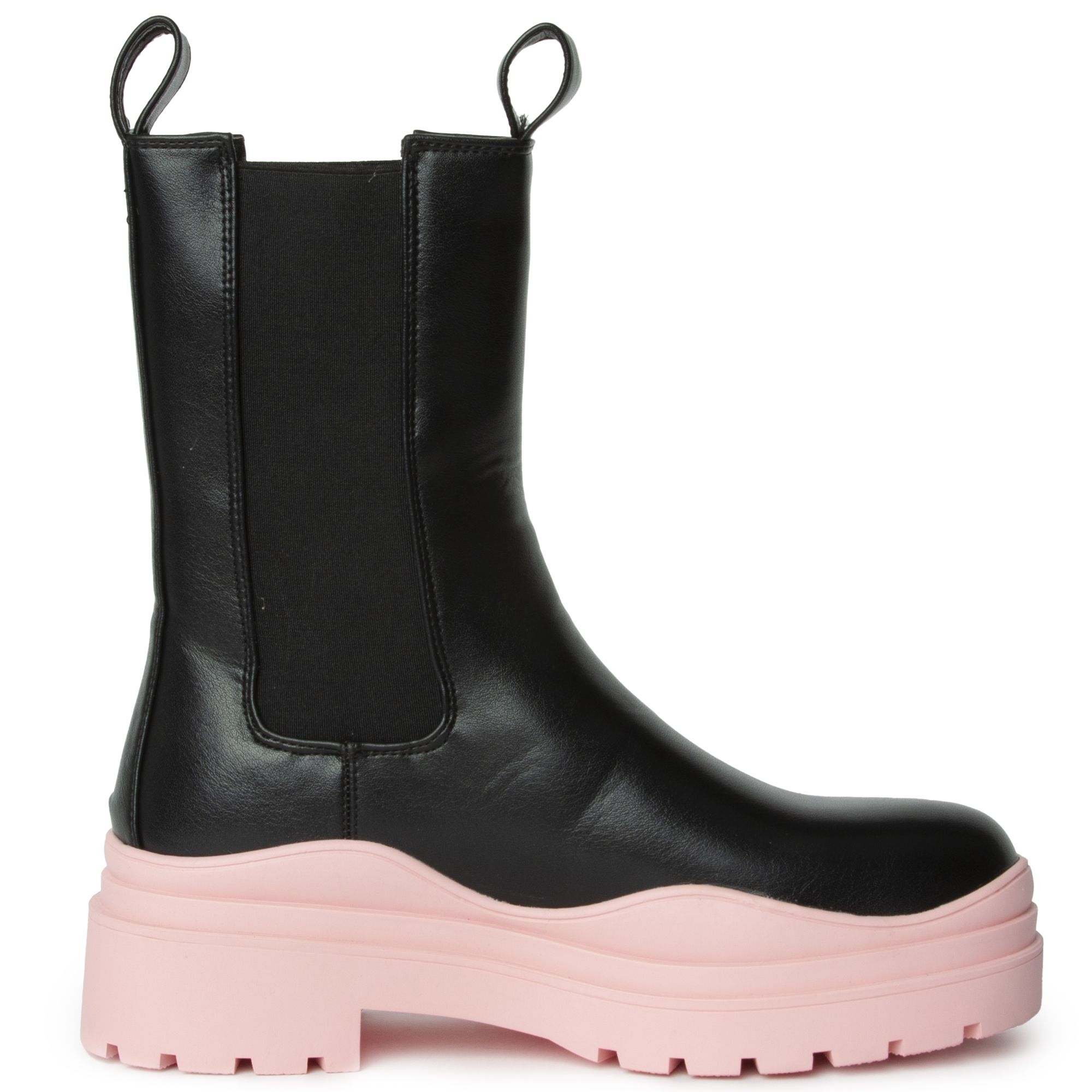 AZALEA WANG Ghosted Chelsea Boot GHOSTED-PINK - Shiekh