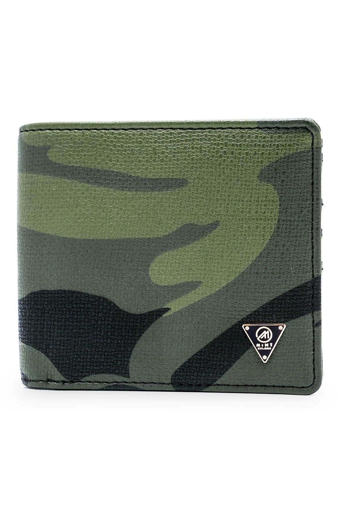 Human Made Leather Wallet Olive