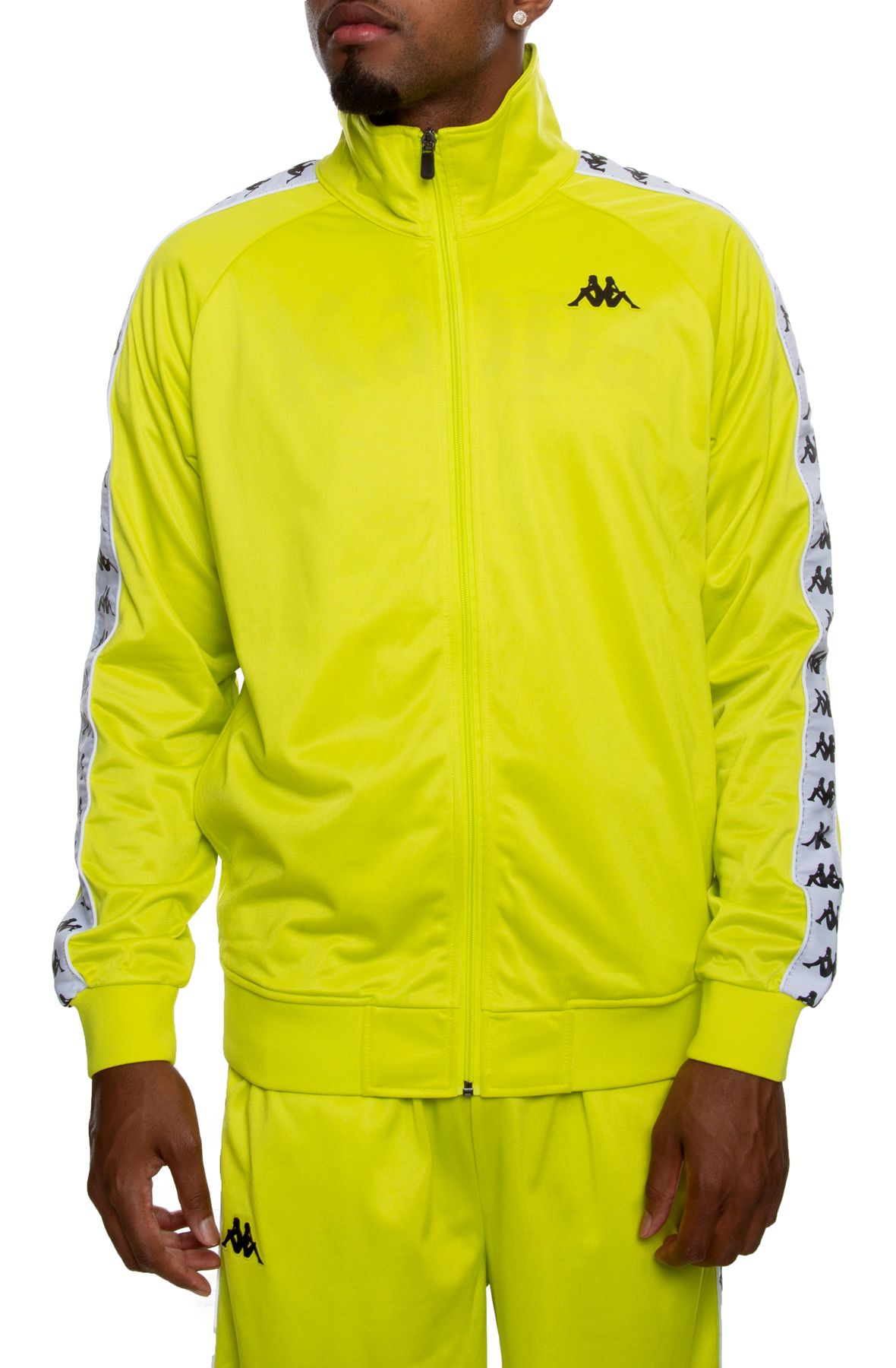 Kappa 222 Banda Anniston Authentic Track Top Uomo Giallo