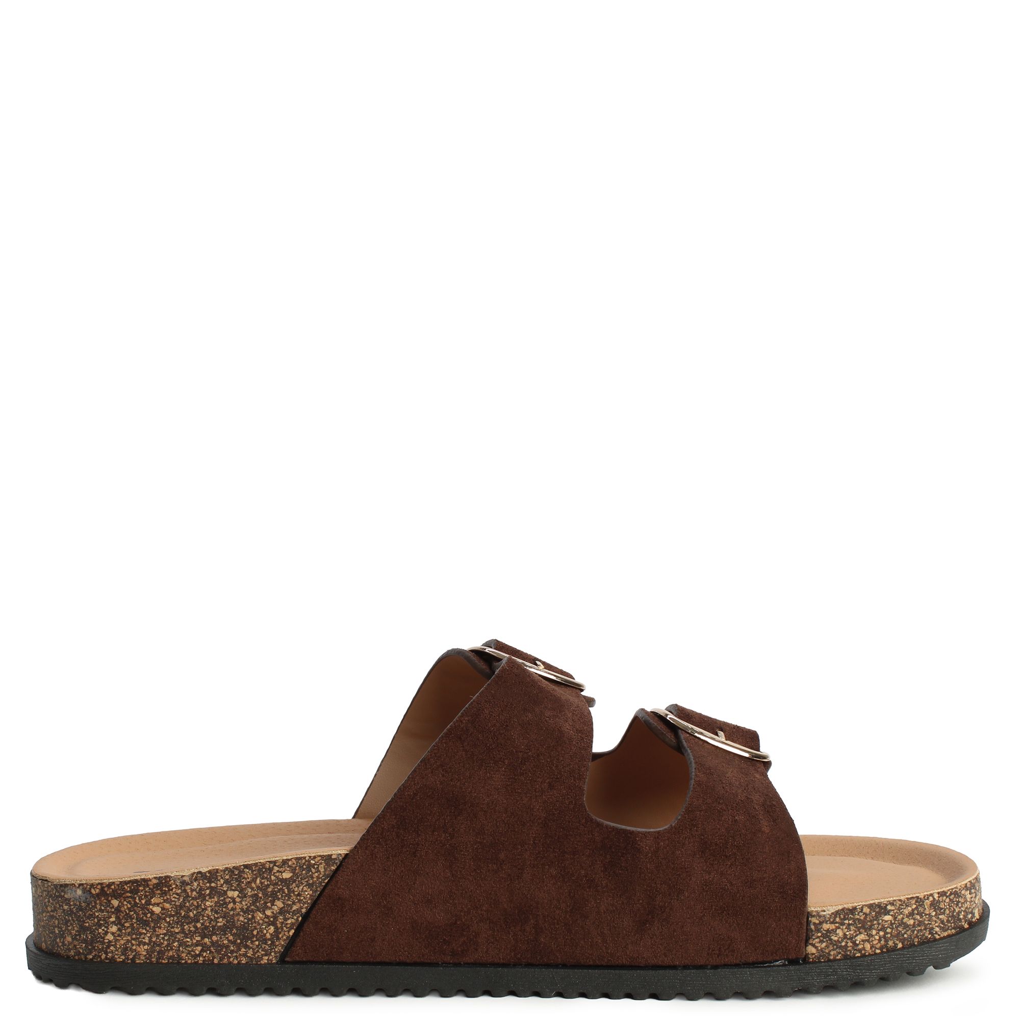 TOP GUY INT'L TRADING Luca-8 Double Strap Sandal LUCA-8-BRN - Shiekh