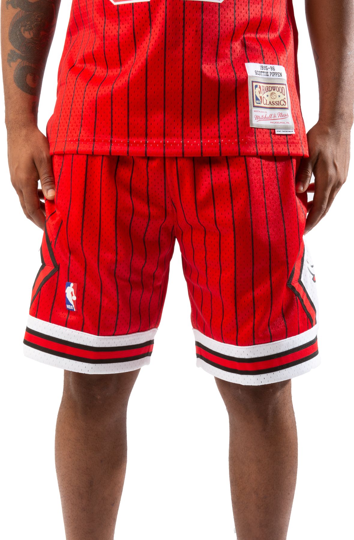 Mitchell & Ness Toronto Raptors Men's Reload Collection Swingman Shorts - Red