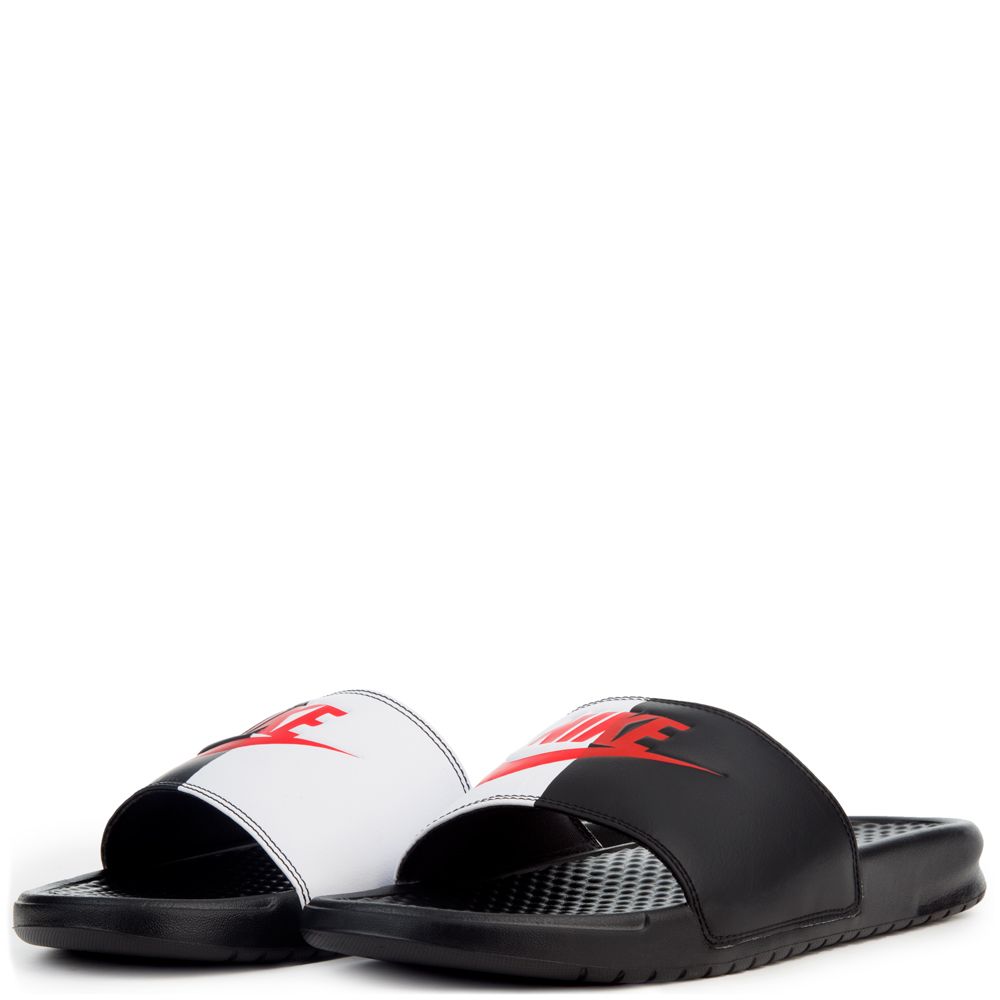 nike benassi black red