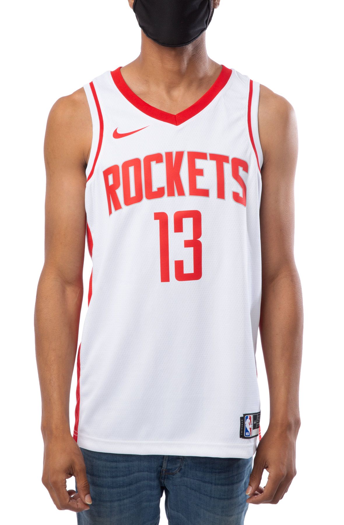 Nike Men's NBA Houston Rockets James Harden #13 Dri-FIT White T-Shirt –  Stephen Sports