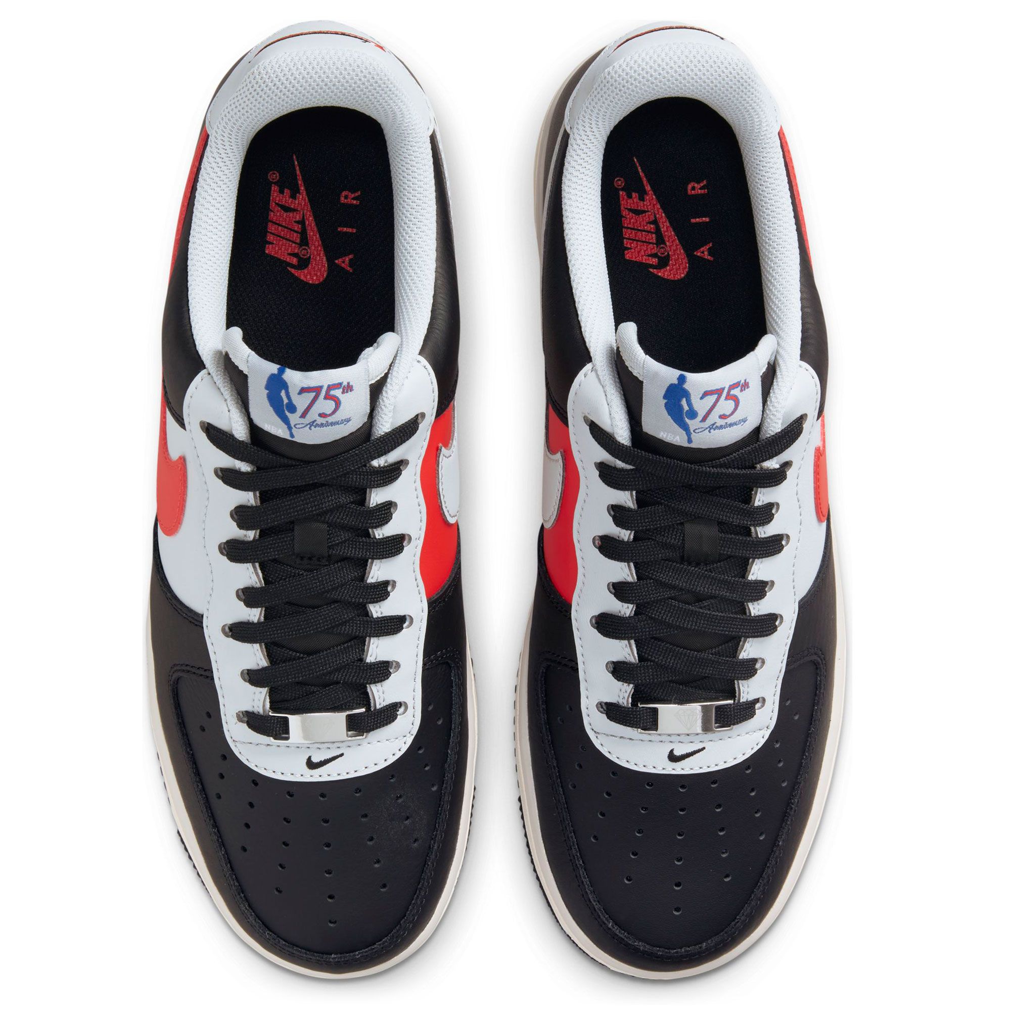 Nike Air Force 1 \'07 LV8 EMB Shoes Black Chile Red Gray Fog DC8874-001 Men\'s 9.5 NIKE Air Force 1  main image 4