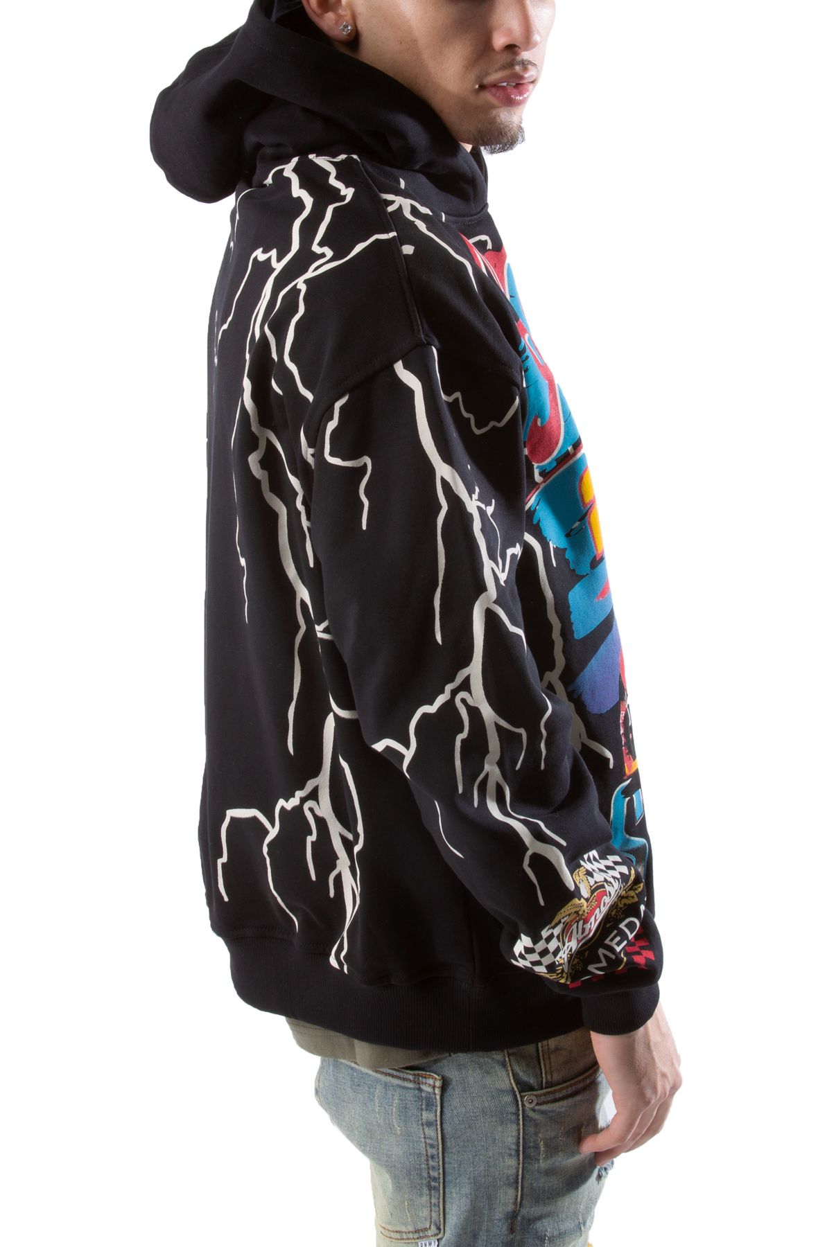 ALMOST SOMEDAY Lighting Racer Hoodie ALSOH21-4 - Shiekh