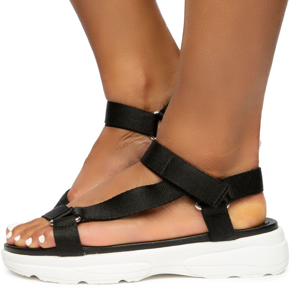 velcro flip flops for women's