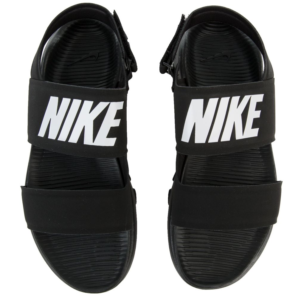 nike tanjun black and white sandals
