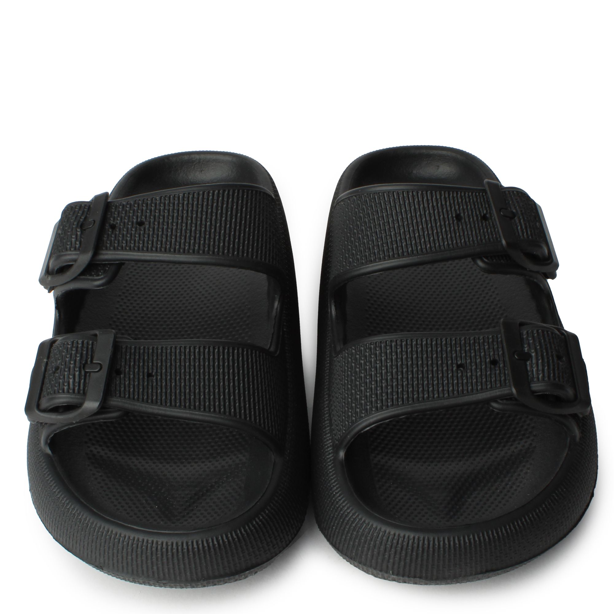 J P ORIGINAL Double Buckle Slide JPM ORGANIZE-16-BLKEVA - Shiekh