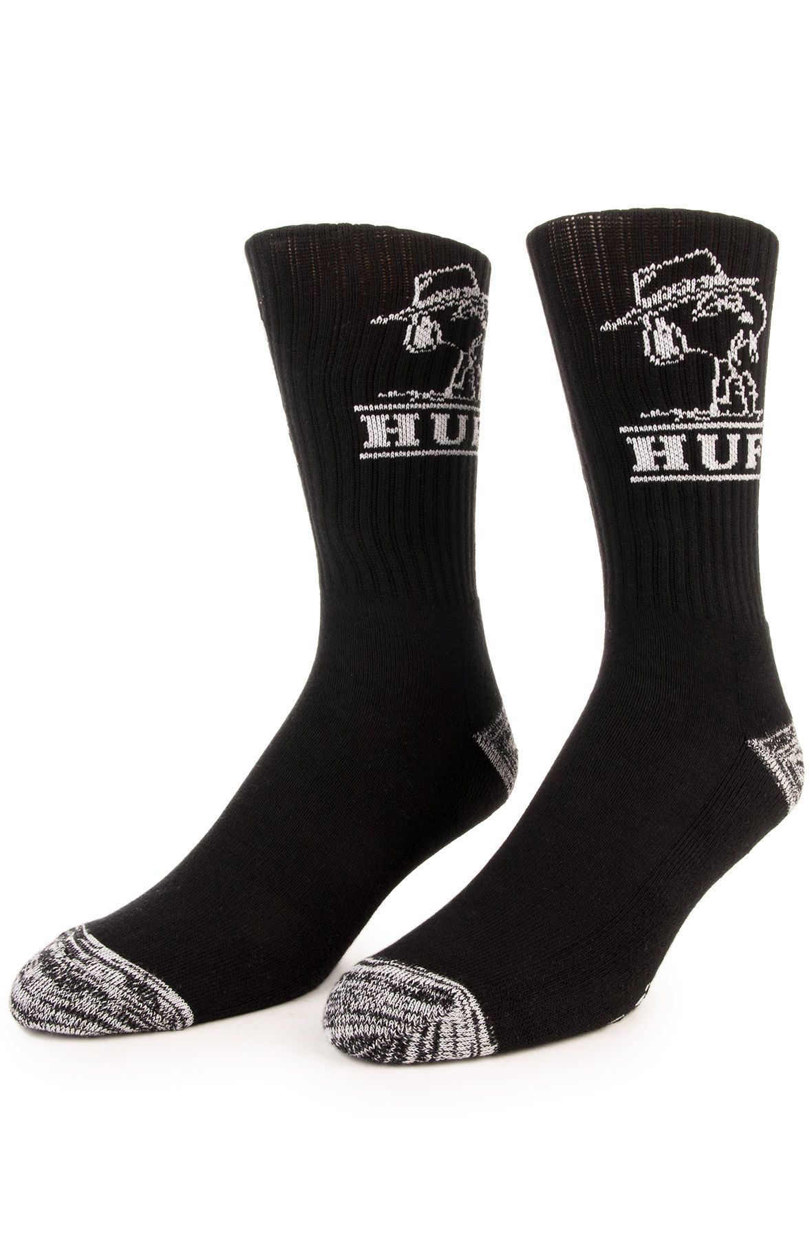 HUF The Spike Crew Socks in SK64034-BLK - Shiekh