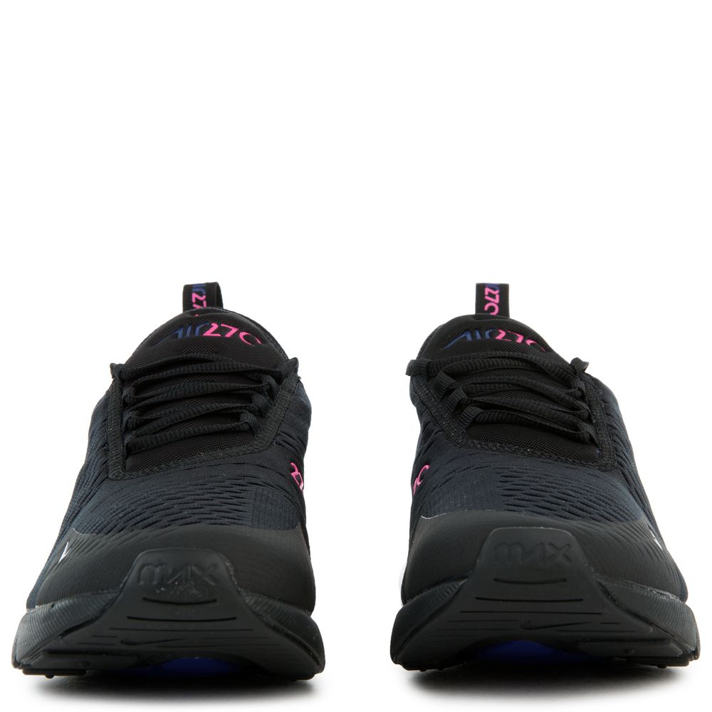 Nike Air Max 270 Black/Laser Fuchsia/Regency Purple Grade School