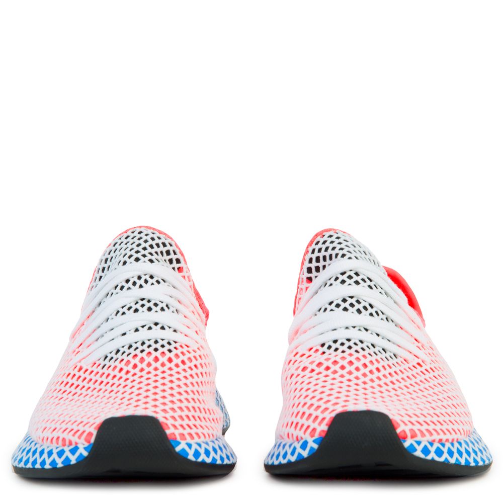 adidas gazelle silver green womens Adidas Womens Deerupt Runner White CQ2625 – themefashion_8 main image 0