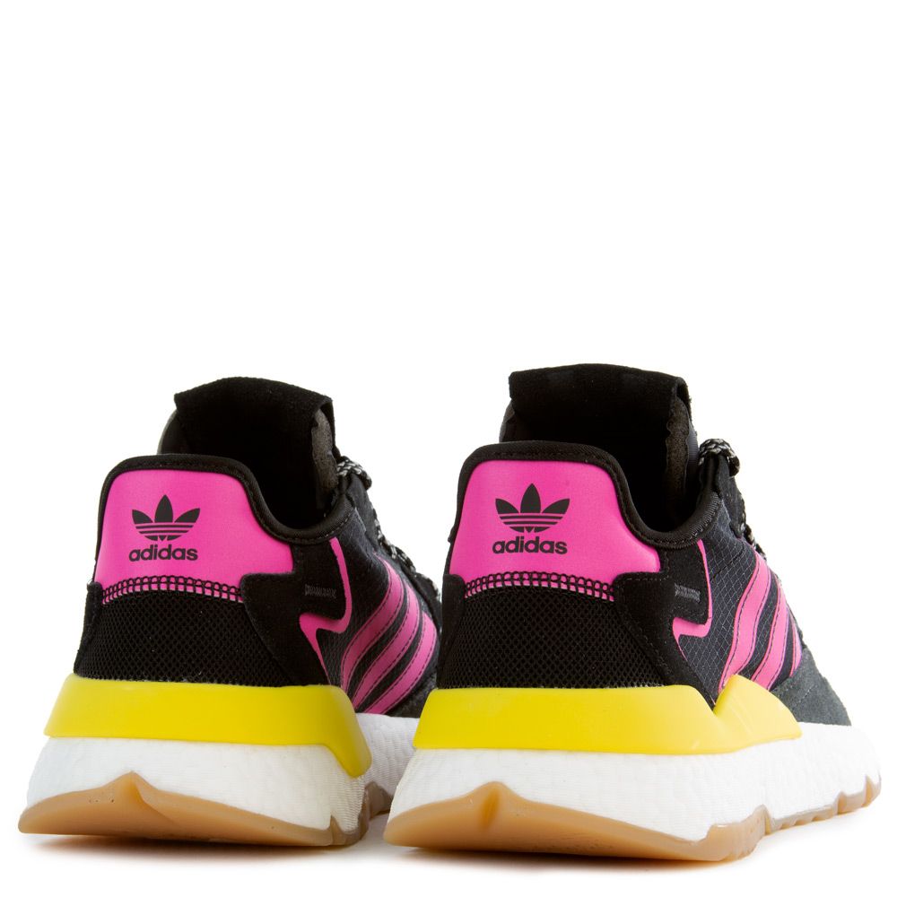 Adidas nite best sale jogger shock pink