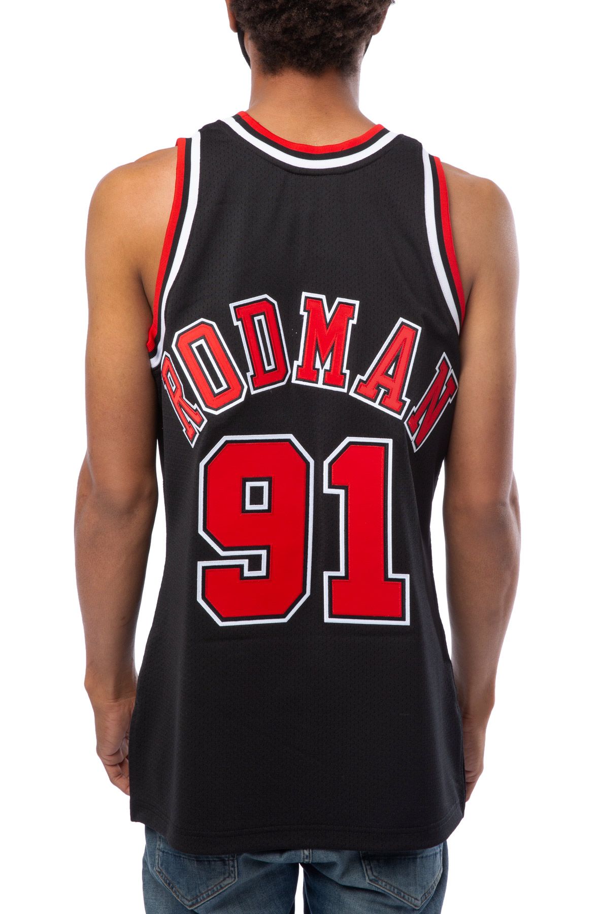 Mitchell & Ness Chicago Bulls Dennis Rodman #91 NBA 97-98 Swingman Jersey  Red