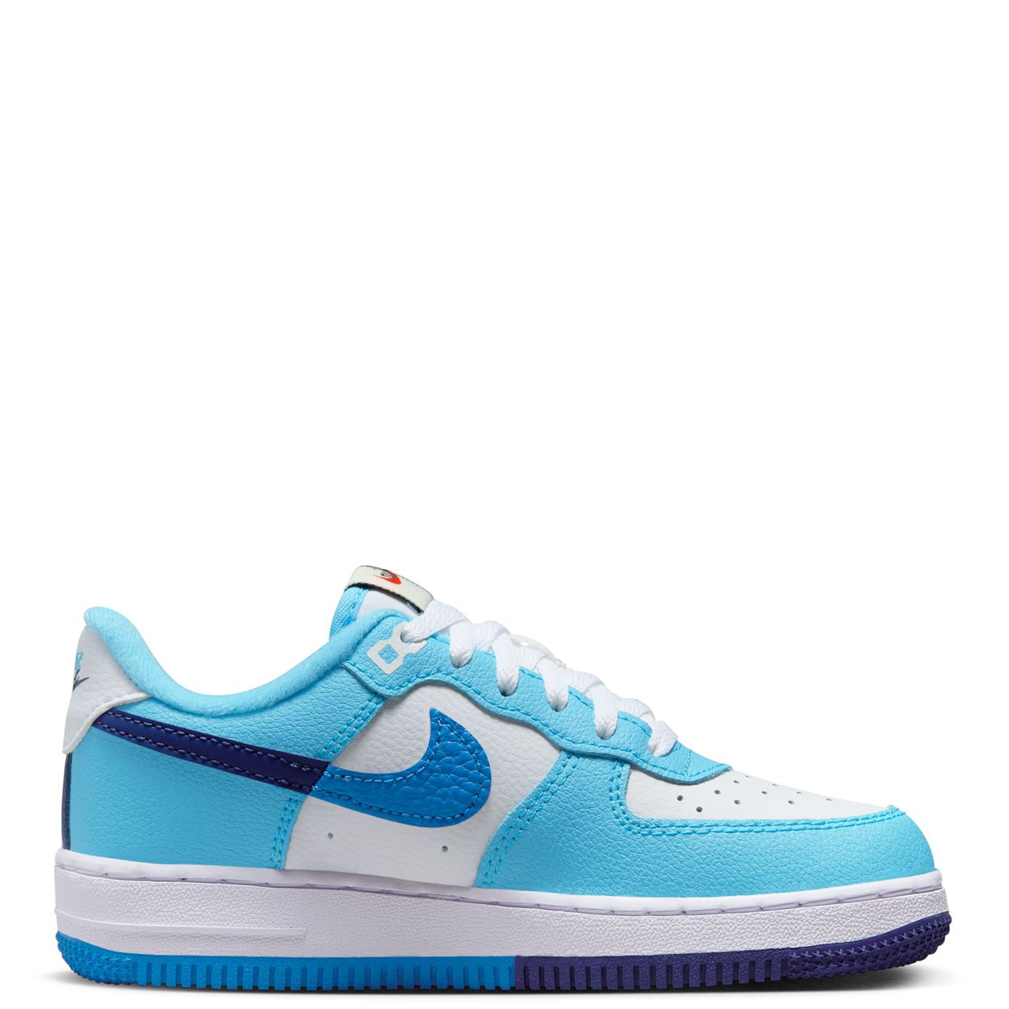 Nike Air Force 1 LV8 2 GS - White/Deep Royal Blue/Baltic Blue