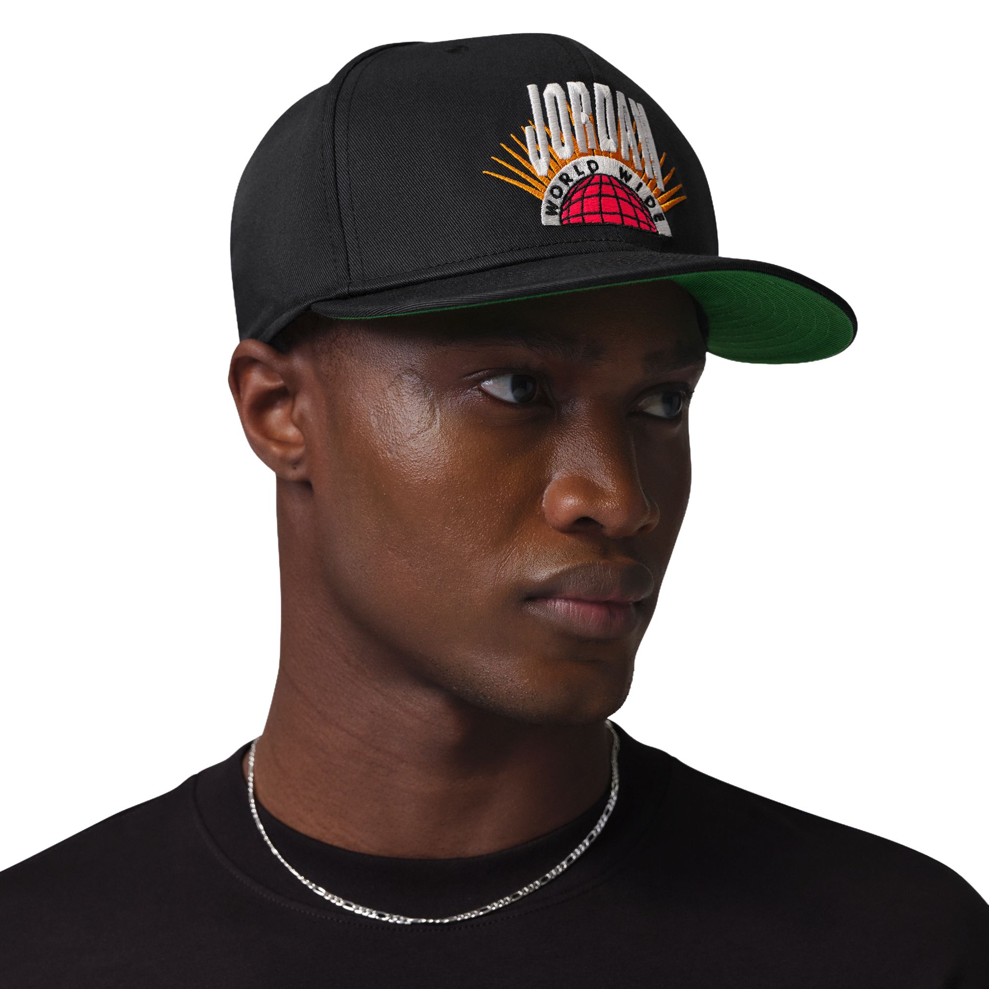 JORDAN Essentials Pro Structured Flat Bill Hat IF3508 010 - Shiekh