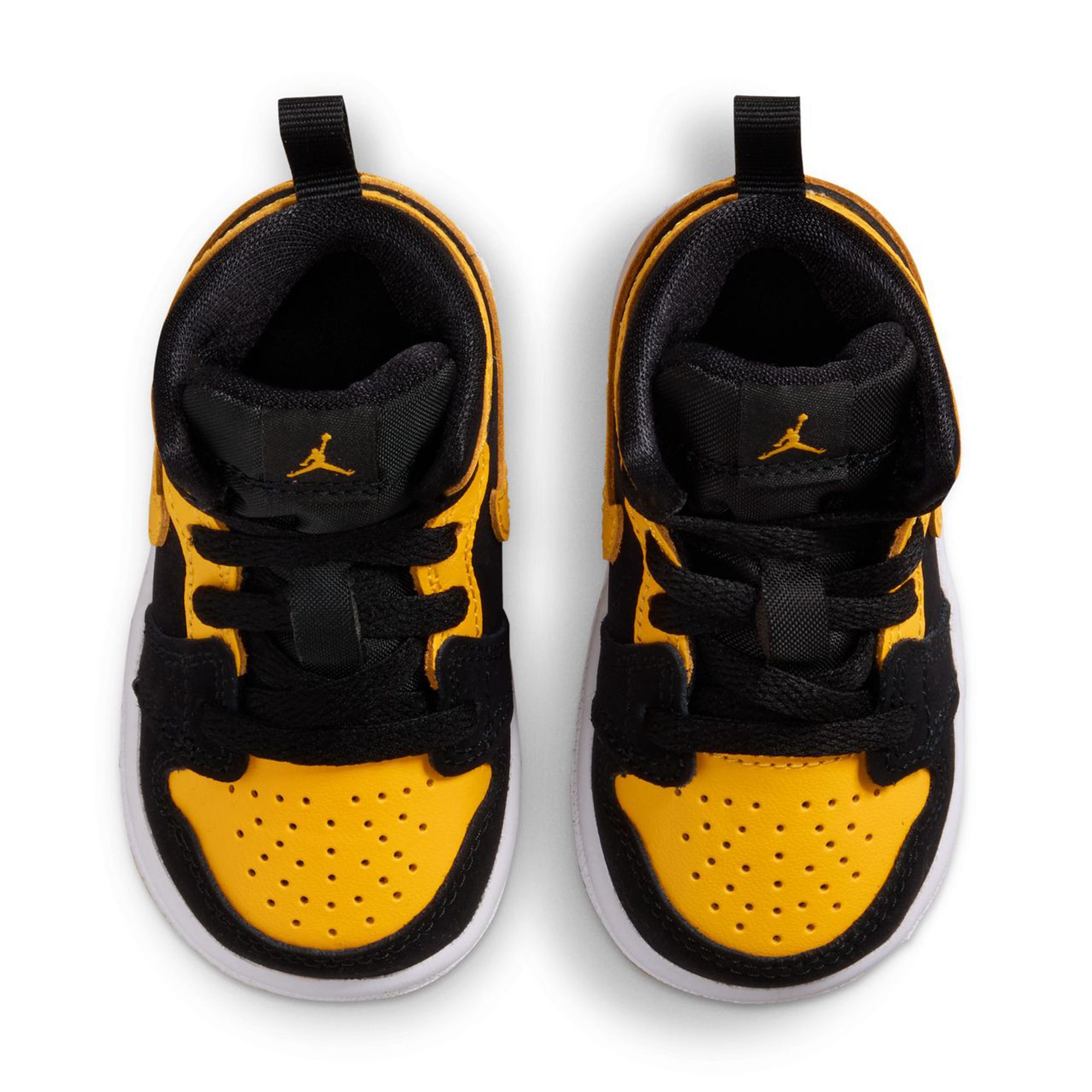 AIR JORDAN 1 MID SE ブラック/イエロー UK9 ナイキ NIKE エアジョーダン1 ミッド スニーカー メンズ AIR JORDAN 1