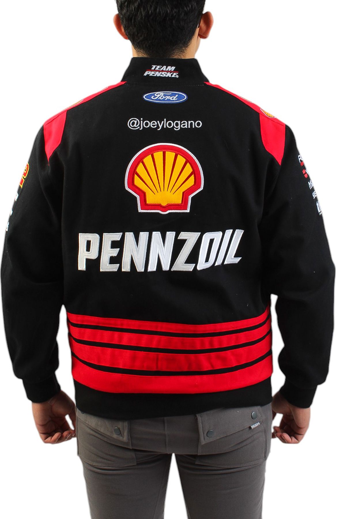 JH DESIGN Pennzoil Racing Jacket JL0303PS24-BLK - Shiekh