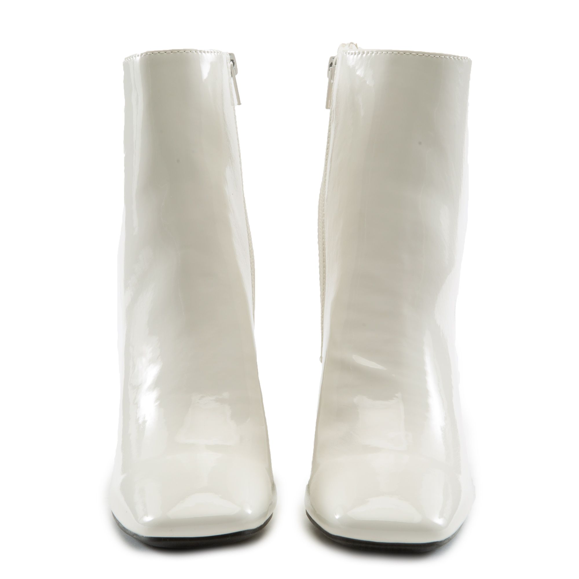 BAMBOO Article-01 Square Toe Bootie JPM ARTICLE-01-WHTPT - Shiekh