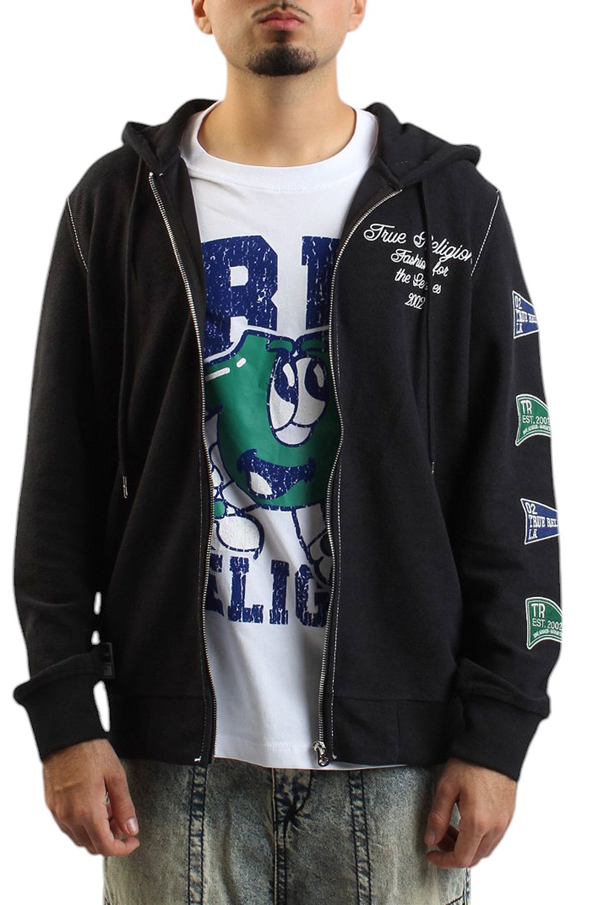 TRUE RELIGION トラッカー ジャケット レディースUSA Lサイズ grm-9834_002.jpg