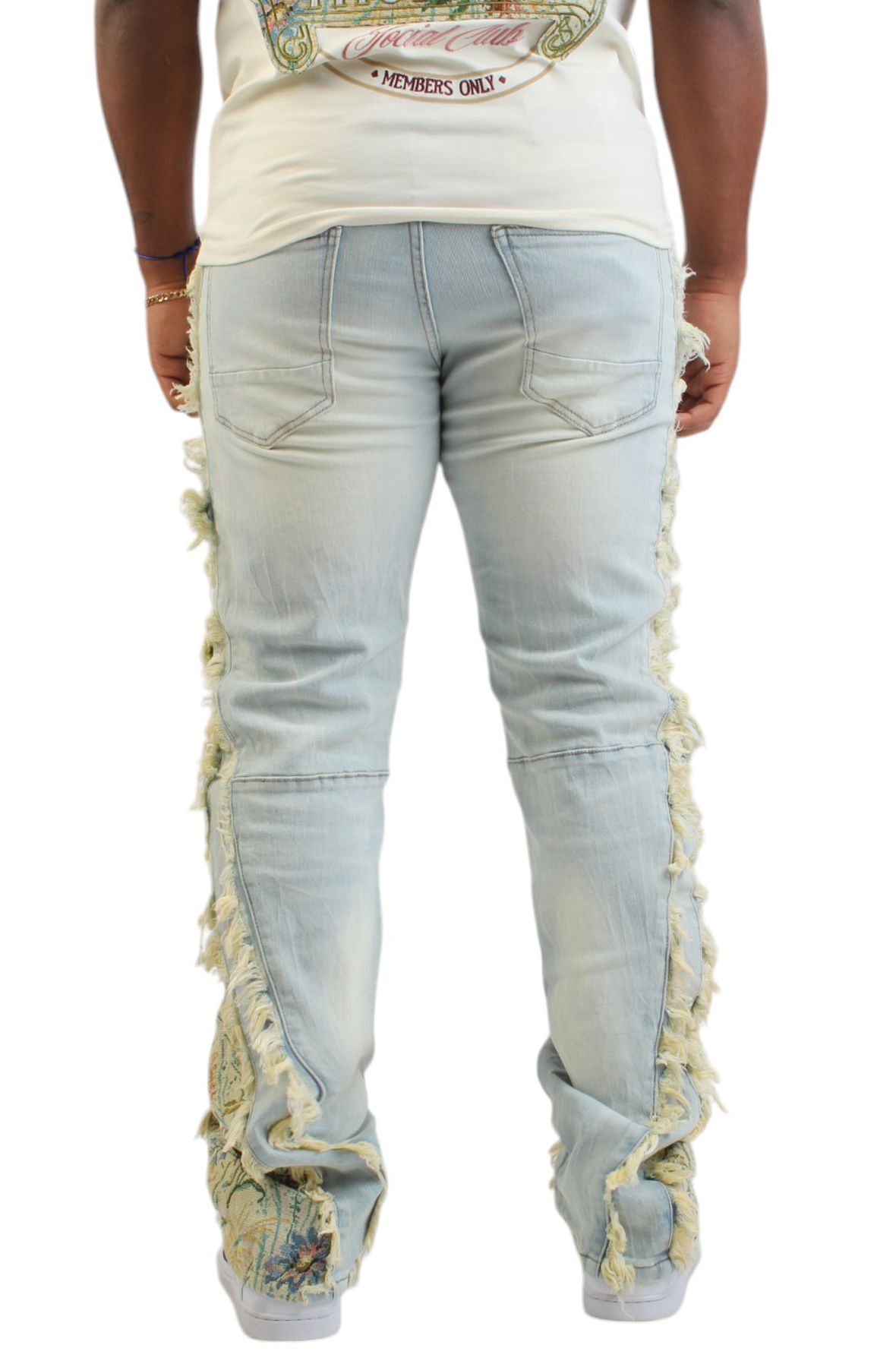 SMOKE RISE Tapestry Embroidery Jean JP25113SK-LILY - Shiekh