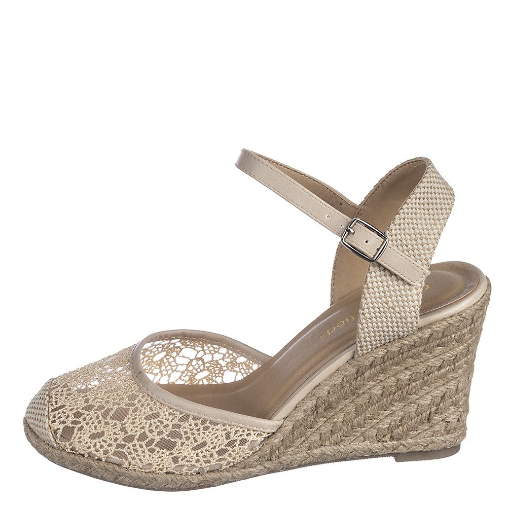 FORTUNE DYNAMICS Monique-S Wedges FD MONIQUE-S/BEIGE - Shiekh