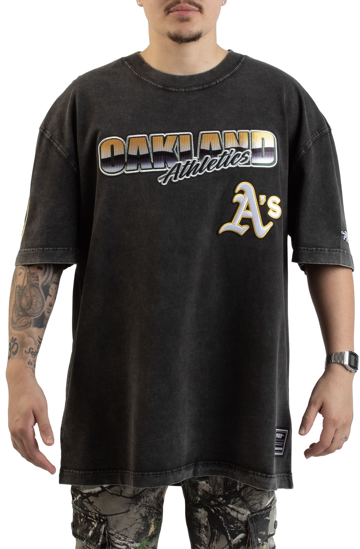 PRO STANDARD MLB Oakland Athletics Chrome T-Shirt LOA1314898