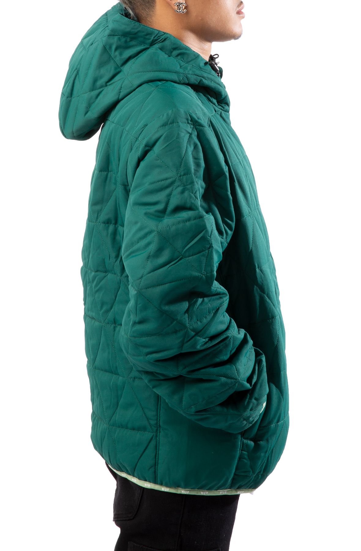 HUF Polygon Quilted Jacket JK00312-SYC - Shiekh