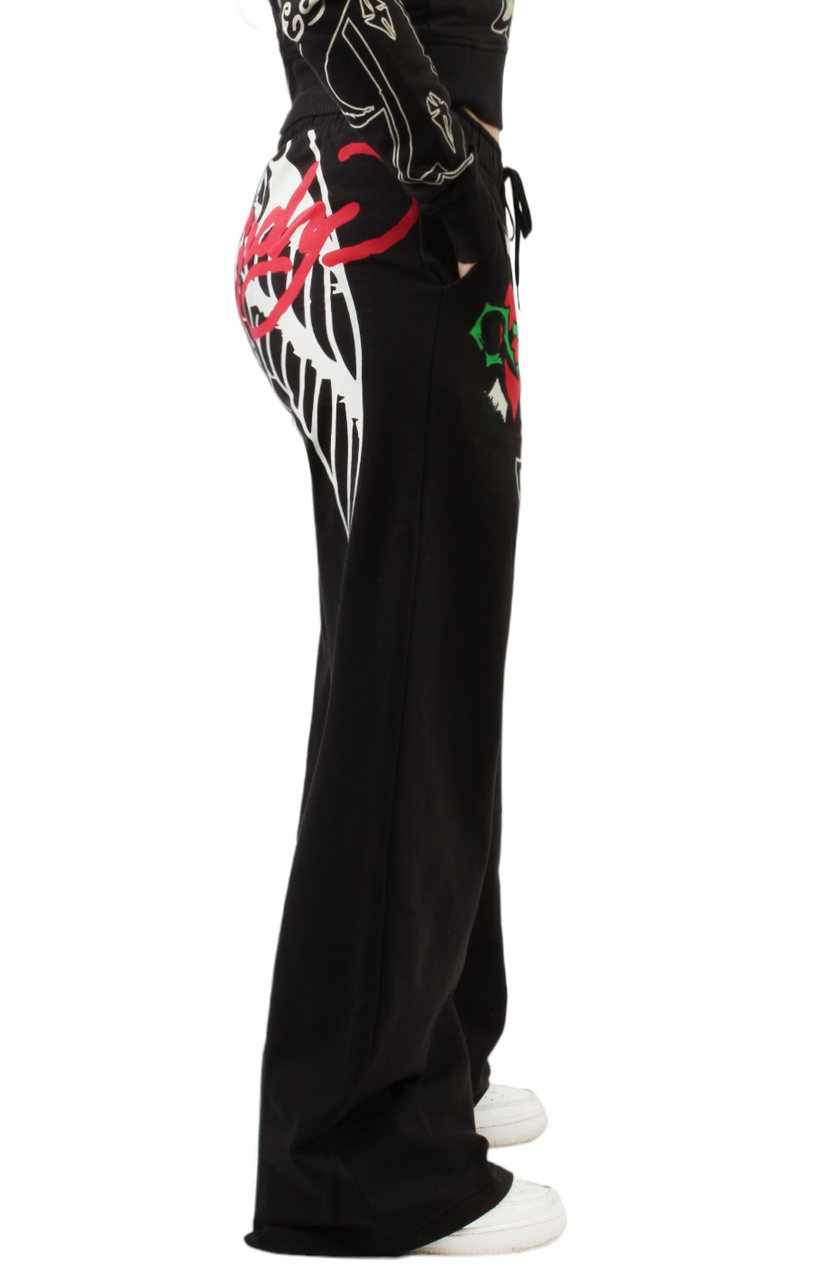 ED HARDY Sacred Heart Fleece Sweatpant EHW8200-10 - Shiekh